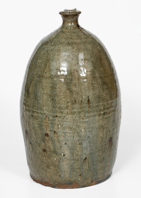 Upstate South Carolina Alkaline-Glazed Stoneware Jug, fourth quarter 19th century