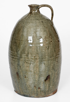 Upstate South Carolina Alkaline-Glazed Stoneware Jug, fourth quarter 19th century