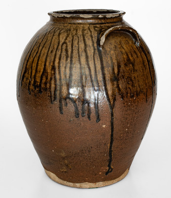 Alkaline-Glazed Buncombe County, North Carolina Stoneware Jar