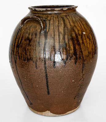 Alkaline-Glazed Buncombe County, North Carolina Stoneware Jar