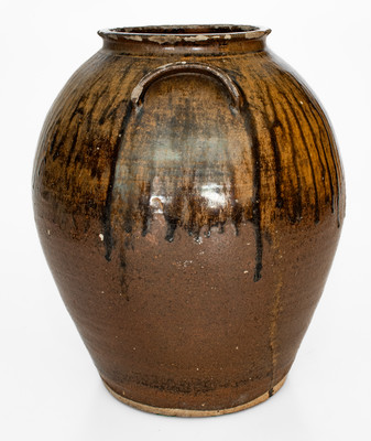 Alkaline-Glazed Buncombe County, North Carolina Stoneware Jar
