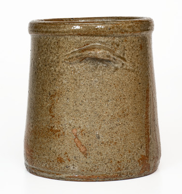 Alkaline-Glazed Stoneware Crock, probably South Carolina, c1850-80