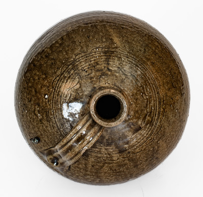 Alkaline-Glazed Catawba Valley, North Carolina Stoneware Jug, c1850-1880
