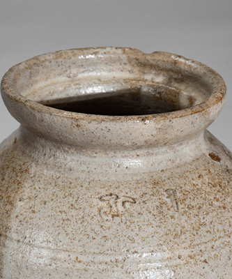 JC (John Wesley Carpenter, Piper's Gap, Carroll County, VA) Stoneware Jar
