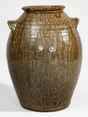 Two-Gallon Catawba Valley, North Carolina Alkaline-Glazed Stoneware Jar