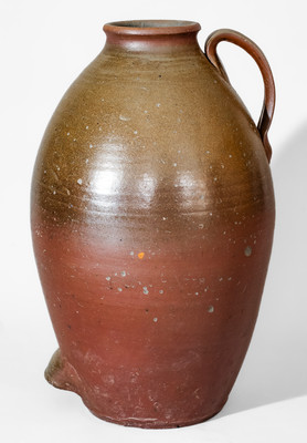 Rare "John / D Elrod" Middle Tennessee Salt-Glazed Stoneware Honey Jar