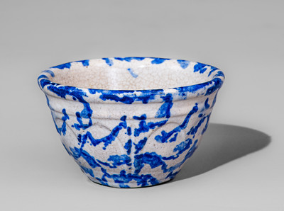 Miniature Spongeware Bowl, American, late 19th or early 20th century