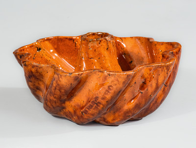 Scarce JOHN BELL / WAYNESBORO, PA Diminutive Redware Mold