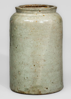 JOHN BELL (Waynesboro, PA) Stoneware Canning Jar, c1840-80