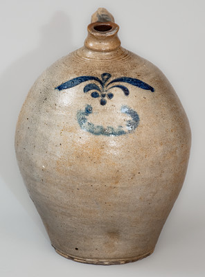 Fine C. CROLIUS / MANUFACTURER / MANHATTAN-WELLS / NEW-YORK Stoneware Jug