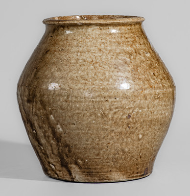 Pottersville Stoneware Manufactory, Edgefield District, SC Stoneware Jar, c1825