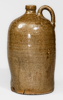 Fine J. W. S. & CO / PINE HOUSE, / S. C. Stoneware Jug (John W. Seigler, Shaw's Creek, Edgefield Dist, SC)