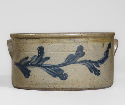 One-Gallon Stoneware Cake Crock, probably PA, third quarter 19th century