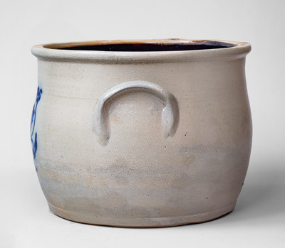 Unusual J. & E. NORTON / BENNINGTON VT Three-Gallon Stoneware Bird Jar