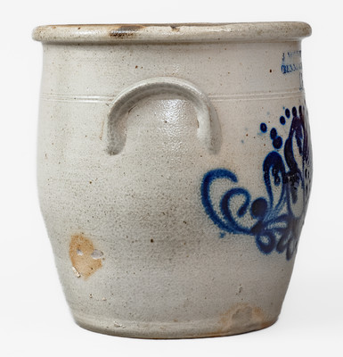 J. NORTON & CO. / BENNINGTON VT Stoneware Jar, circa 1860