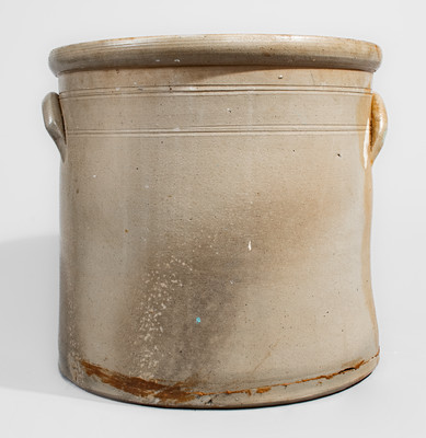 J. NORTON & CO. / BENNINGTON VT Four-Gallon Stoneware Double Bird Crock