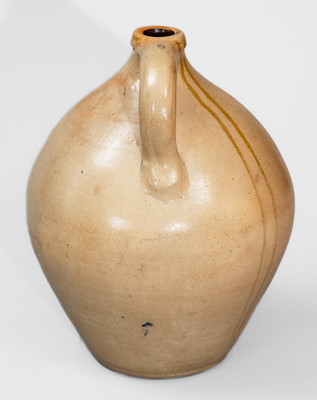 JULIUS NORTON / BENNINGTON. Vt Two-Gallon Stoneware Jug, circa 1840