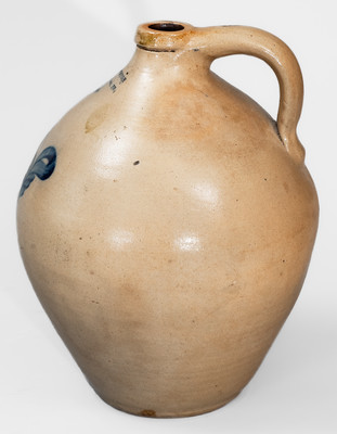 JULIUS NORTON / BENNINGTON. Vt Two-Gallon Stoneware Jug, circa 1840