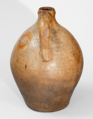 Attrib. Julius Norton, Bennington, VT Stoneware Jug w/ Cobalt, c1840