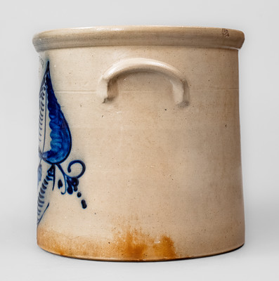Five-Gallon N. A. WHITE & SON, / UTICA, N.Y. Stoneware Crock, circa 1885