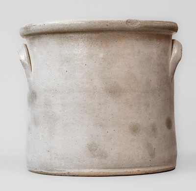 Three-Gallon ALBANY NY Stoneware Bird Crock, c1860