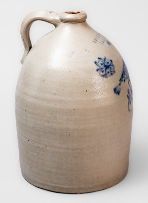 Three-Gallon TYLER & CO / TROY, NY Stoneware Bird Jug