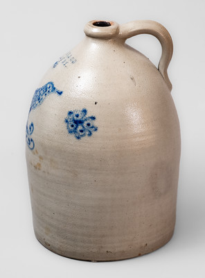 Three-Gallon TYLER & CO / TROY, NY Stoneware Bird Jug