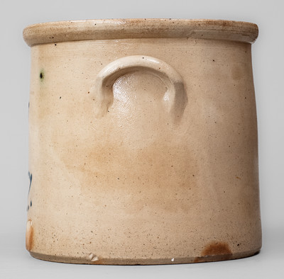 J.J. LAWLOR / ALBANY, N.Y. Stoneware Bird Crock, circa 1875