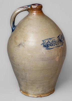 PAUL CUSHMANS / STONEWARE FACTORY Jug, circa 1810