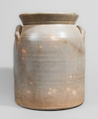Scarce ITHACA, N.Y. Two-Gallon Stoneware Bird Jar