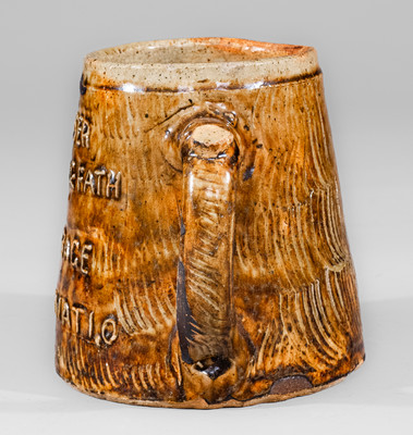 HAUSER BRENNER & FATH / COOPERAGE / CINCINNATI, Ohio Rustic Earthenware Mug