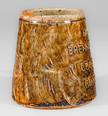 HAUSER BRENNER & FATH / COOPERAGE / CINCINNATI, Ohio Rustic Earthenware Mug