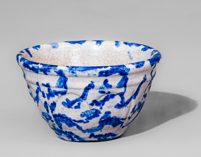 Miniature Spongeware Bowl, American, late 19th or early 20th century