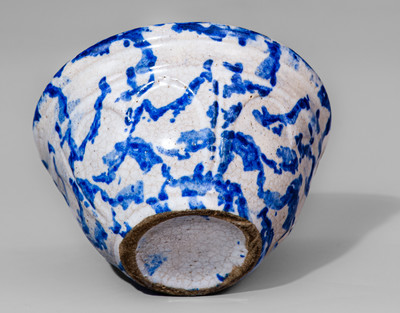 Miniature Spongeware Bowl, American, late 19th or early 20th century