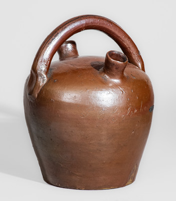 Small-Sized "J C Golerhon" Sept. 28, 1898 Stoneware Harvest Jug, probably Southwest Virginia