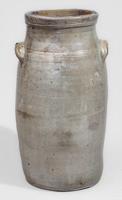Extremely Rare P.A. HUFFMAN (Madison County, Kentucky) Ten-Gallon Churn w/ Applied Rooster Design