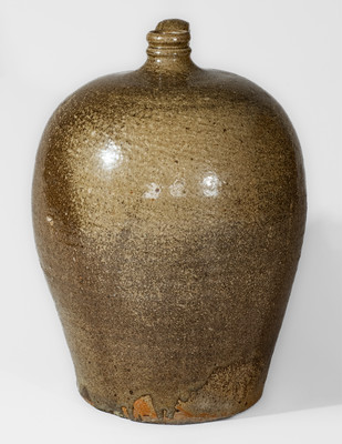 Attrib. B.F. Landrum Pottery, Horse Creek Valley, Edgefield District, SC Stoneware Jug