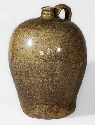 Attrib. B.F. Landrum Pottery, Horse Creek Valley, Edgefield District, SC Stoneware Jug