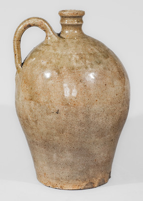 Attrib. Pottersville Stoneware Manufactory, Edgefield District, SC Small-Sized Stoneware Jug, c1820-1840