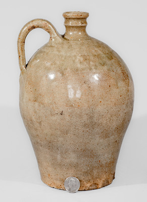 Attrib. Pottersville Stoneware Manufactory, Edgefield District, SC Small-Sized Stoneware Jug, c1820-1840