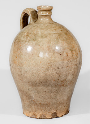 Attrib. Pottersville Stoneware Manufactory, Edgefield District, SC Small-Sized Stoneware Jug, c1820-1840