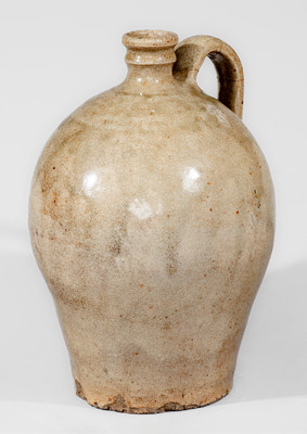Attrib. Pottersville Stoneware Manufactory, Edgefield District, SC Small-Sized Stoneware Jug, c1820-1840