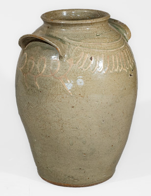 Rare CHANDLER (Thomas Chandler, Edgefield District, SC) Stoneware Jar, circa 1850
