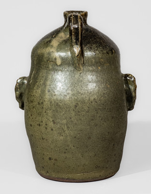 "Lanier Meaders," Cleveland, GA Stoneware Face Jug, Signed, late 1980s