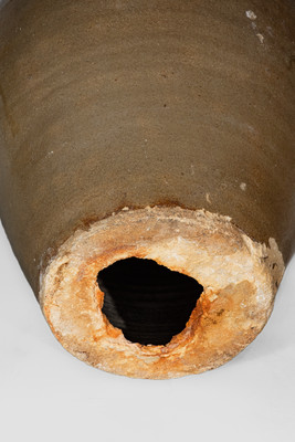 Rare and Fine attrib. Thomas Chandler at Phoenix Factory, Shaw's Creek, Edgefield Dist, SC Jar w/ Two-Color Slip