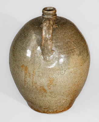 Outstanding attrib. Collin Rhodes, Shaw's Creek, Edgefield District, SC Stoneware Jug w/ Two-Color Slip