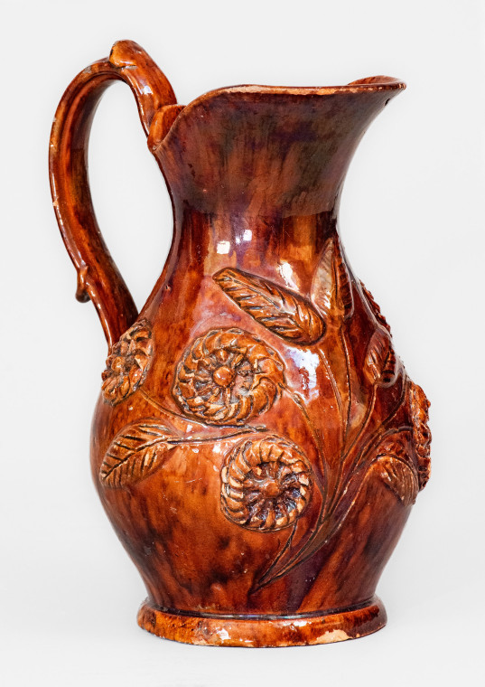Anthony Baecher Redware Pitcher