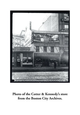 Very Rare COTTER & KENNEDY / BOSTON MASS Stoneware Jug, GRANDFATHER OF JFK