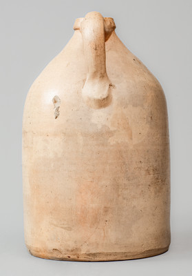 Rare WHITE'S UTICA, New York Two-Gallon Stoneware Jug w/ Cobalt Deer Scene