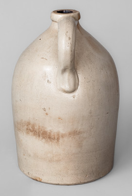 J. & E. NORTON / BENNINGTON VT Three-Gallon Stoneware Jug w/ Cobalt Deer Scene